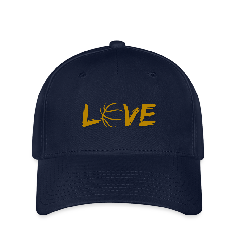 Basketball Love Flexfit Cap - Navy