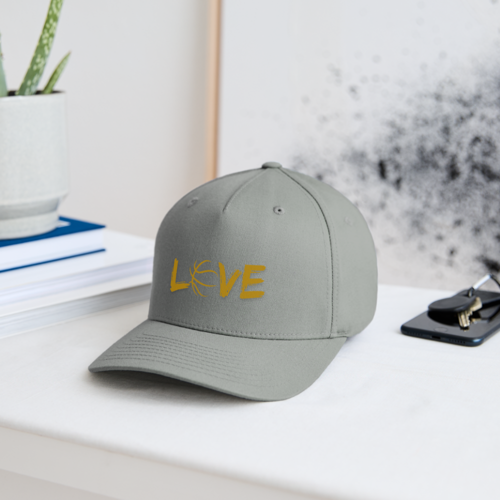 Basketball Love Flexfit Cap - Grüngrau