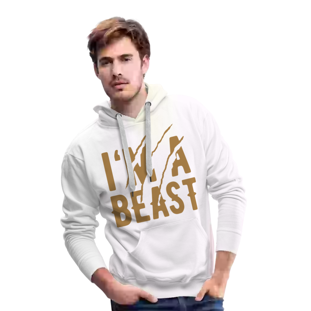 Männer Premium Hoodie - Weiß