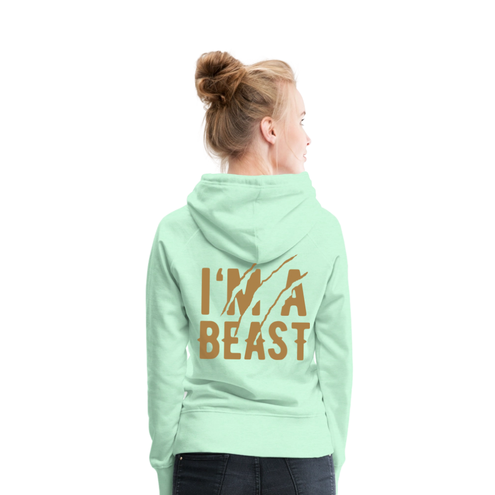 Frauen Premium Hoodie - helles Mintgrün