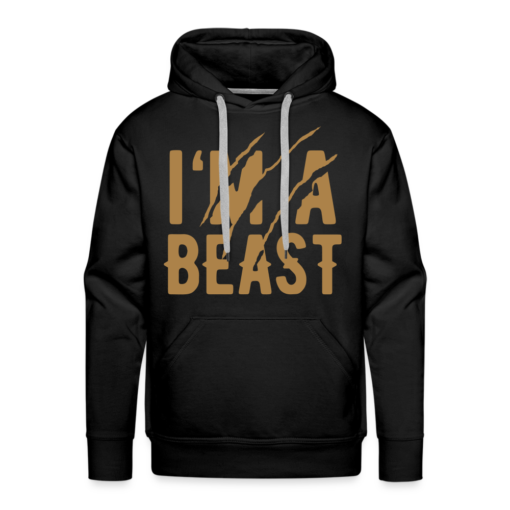 Männer Premium Hoodie - Schwarz