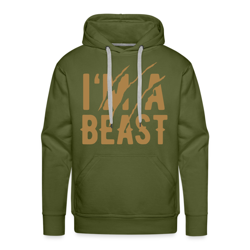 Männer Premium Hoodie - Olivgrün
