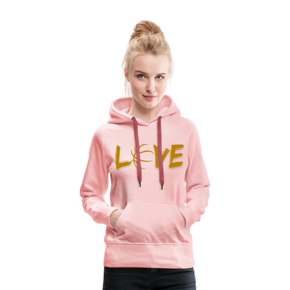 Frauen Premium Hoodie - Kristallrosa
