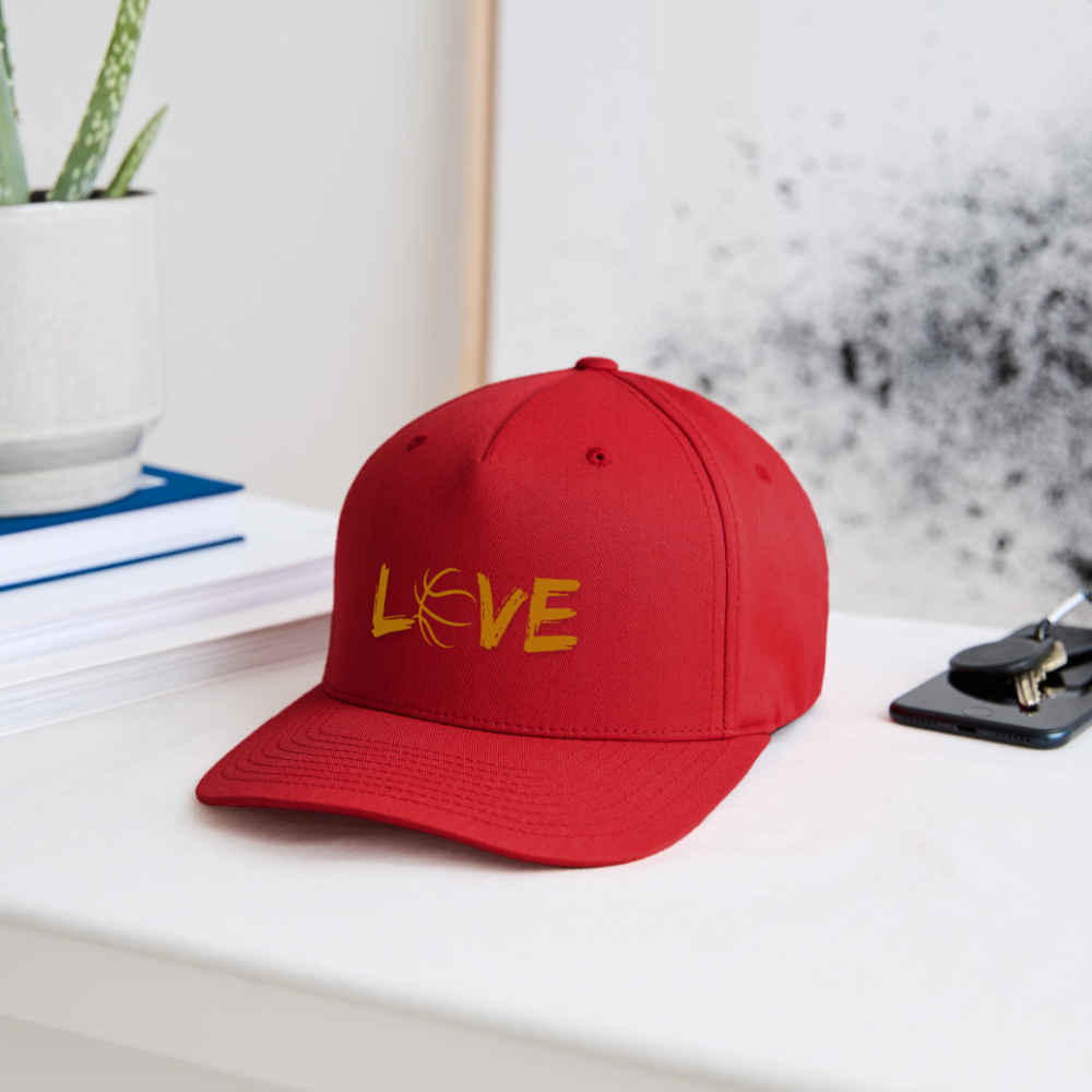 Basketball Love Flexfit Cap - Rot