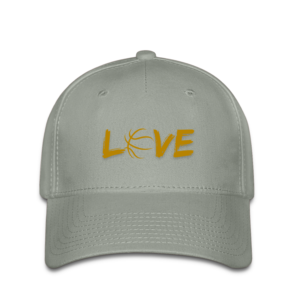 Basketball Love Flexfit Cap - Grüngrau