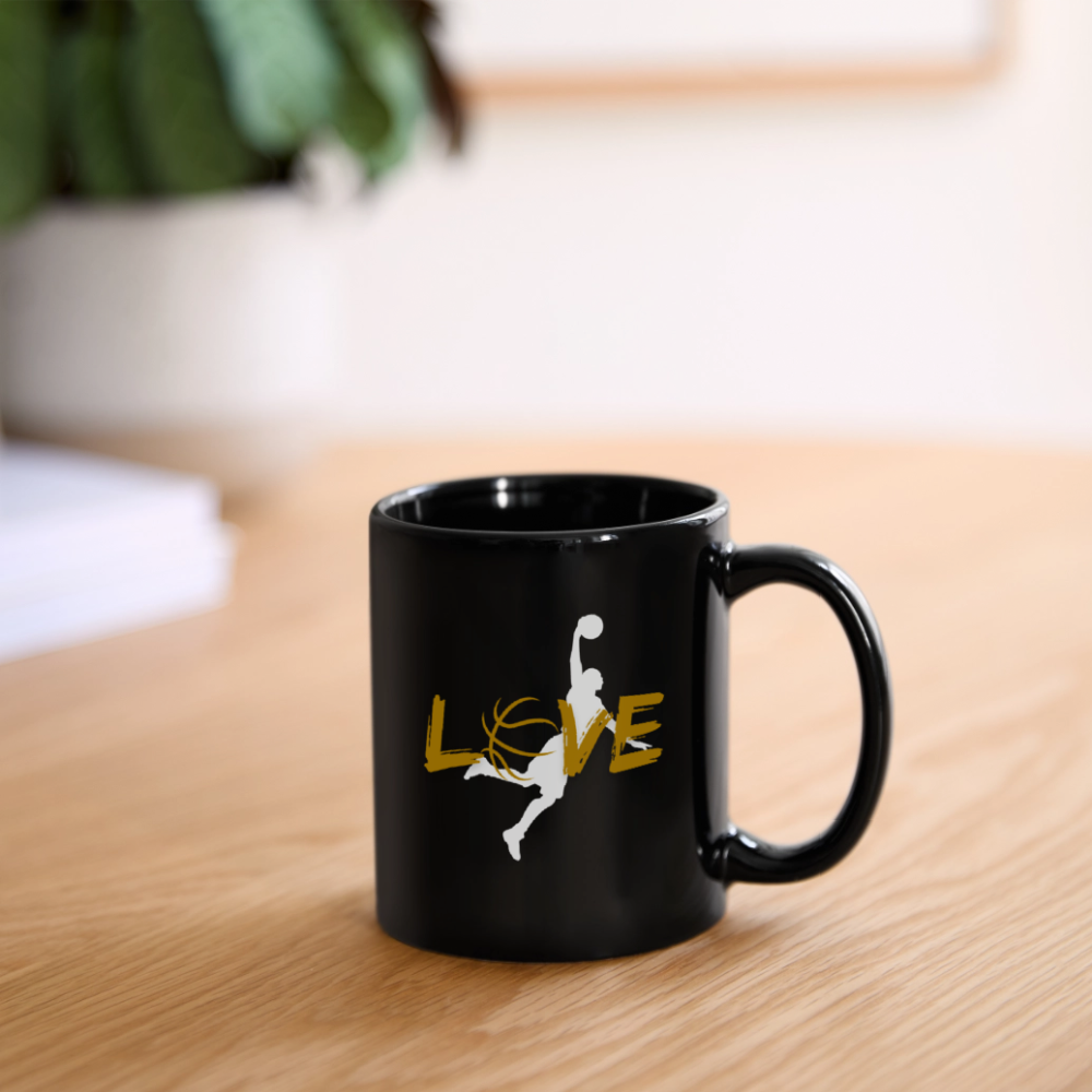 Basketball Love Tasse - Schwarz