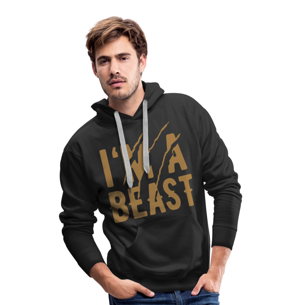 Männer Premium Hoodie - Schwarz