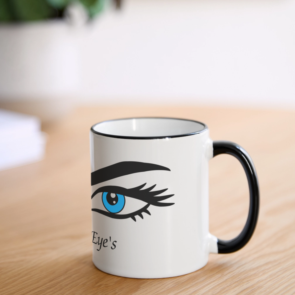 Look Into My Eye's Panoramatasse - Weiß/Schwarz
