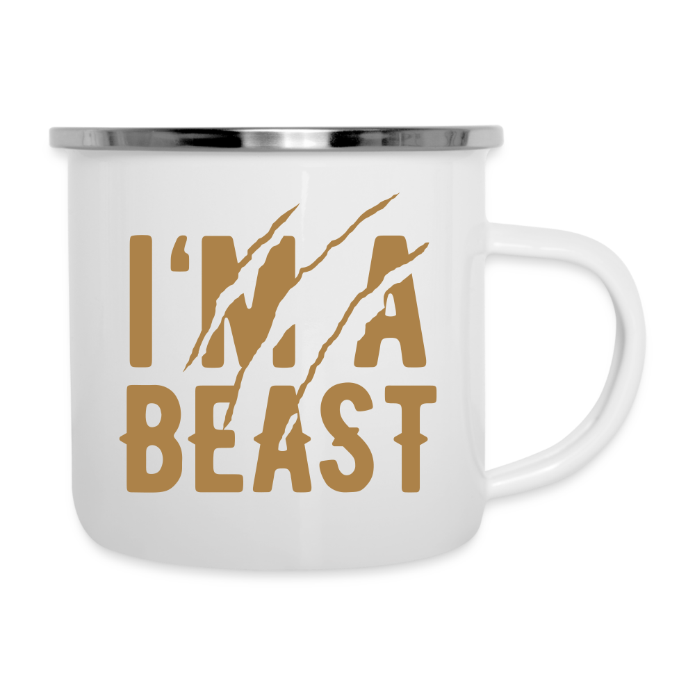 Emaille-Tasse - Weiß