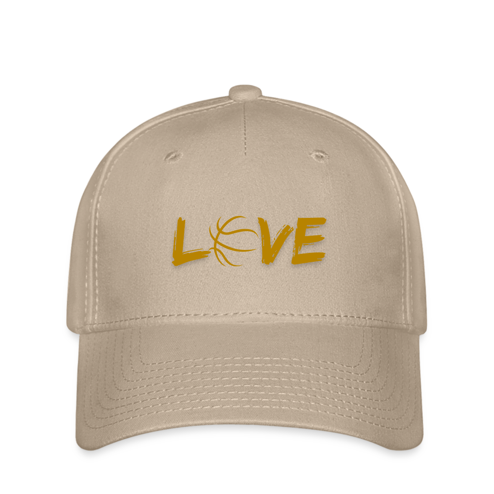 Basketball Love Flexfit Cap - Khaki