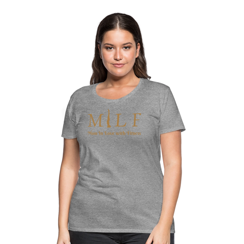Frauen Premium T-Shirt - Grau meliert