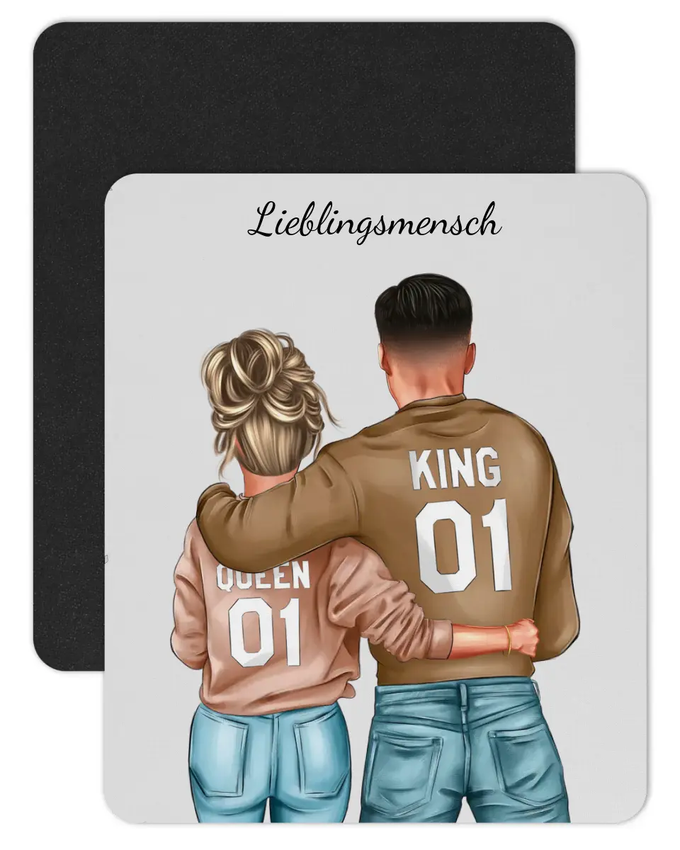 Personalisiertes Mauspad Pärchen