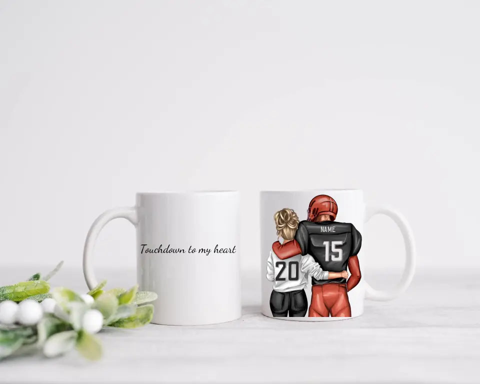 Personalisiertes Paar Tasse