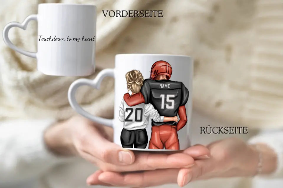 Personalisiertes Paar Tasse