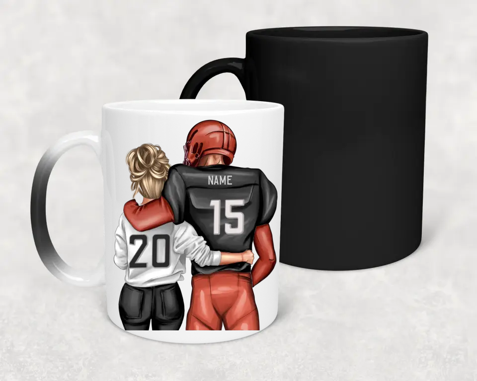 Personalisiertes Paar Tasse