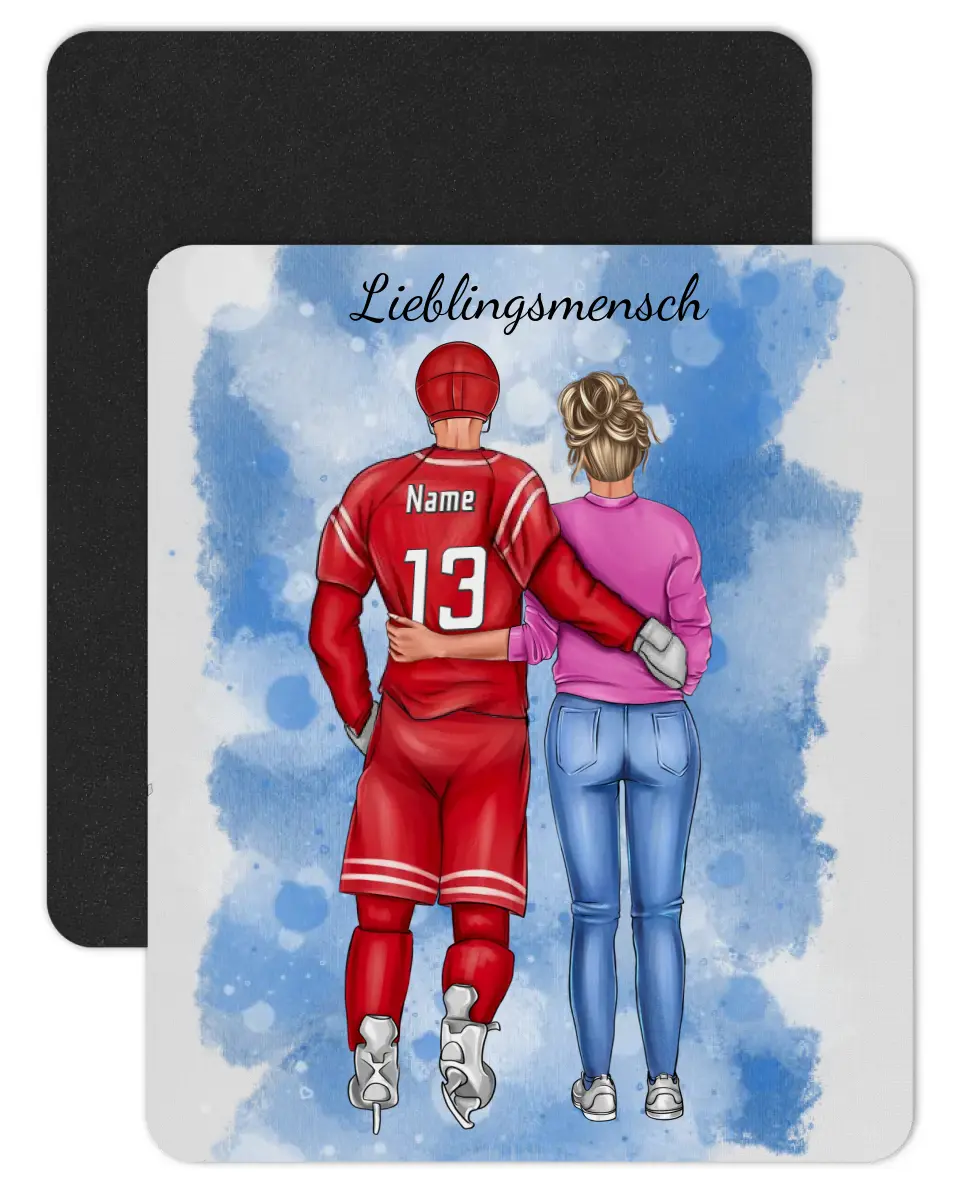 Personalisiertes Mauspad Ice Hockey