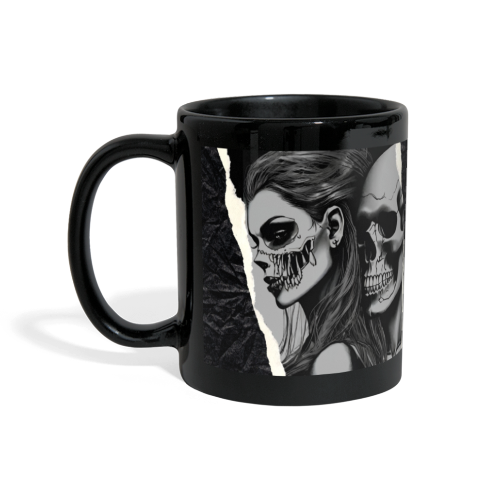 Skull Couple Death Love - Schwarz