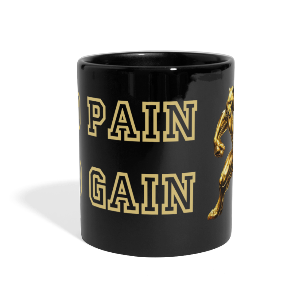 Tasse „No Pain No Gain“ - Schwarz