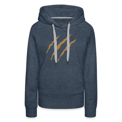 Frauen Premium Hoodie - Jeansblau