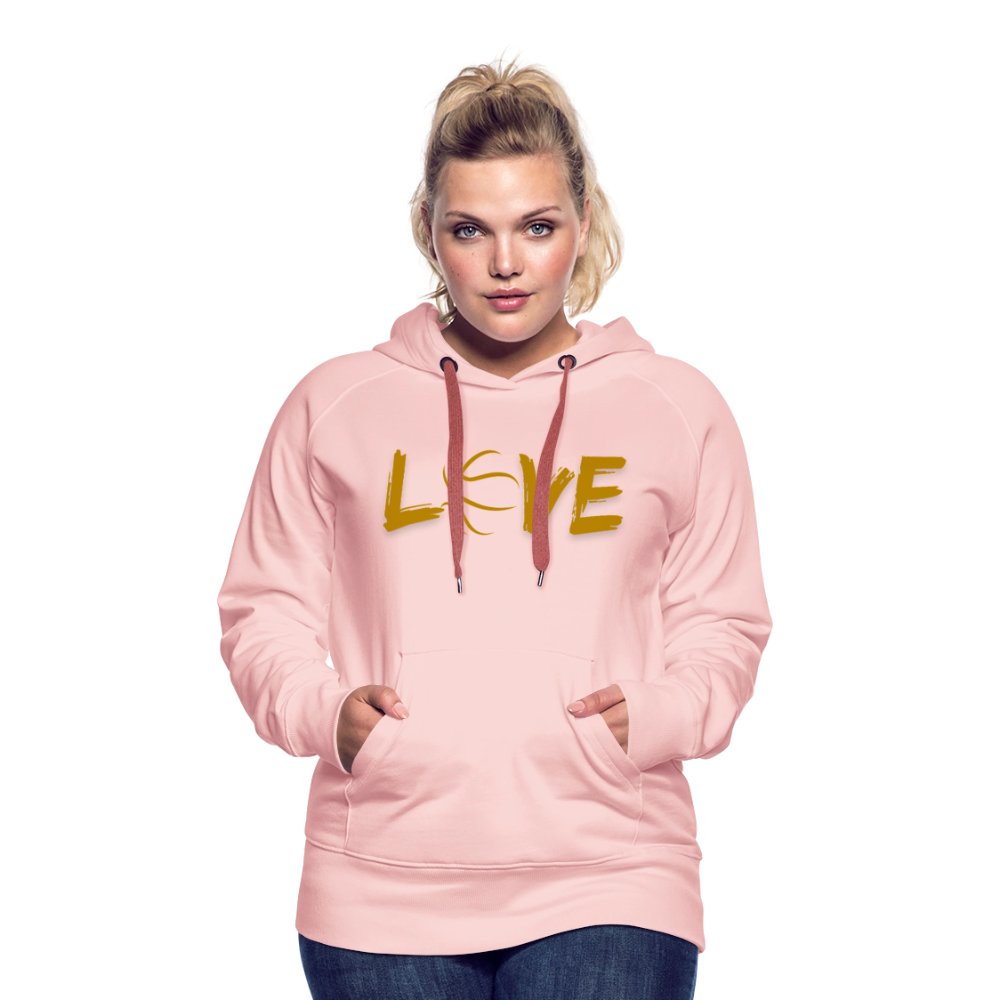 Frauen Premium Hoodie - Kristallrosa