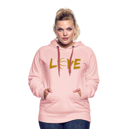 Frauen Premium Hoodie - Kristallrosa
