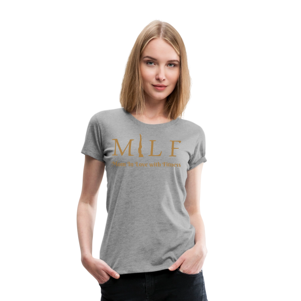 Frauen Premium T-Shirt - Grau meliert
