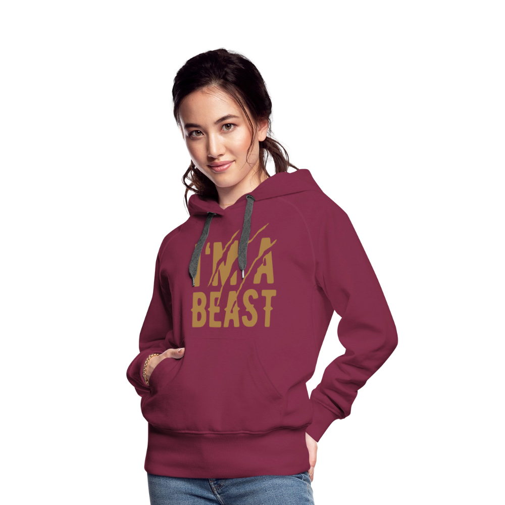Frauen Premium Hoodie - Bordeaux