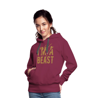 Frauen Premium Hoodie - Bordeaux