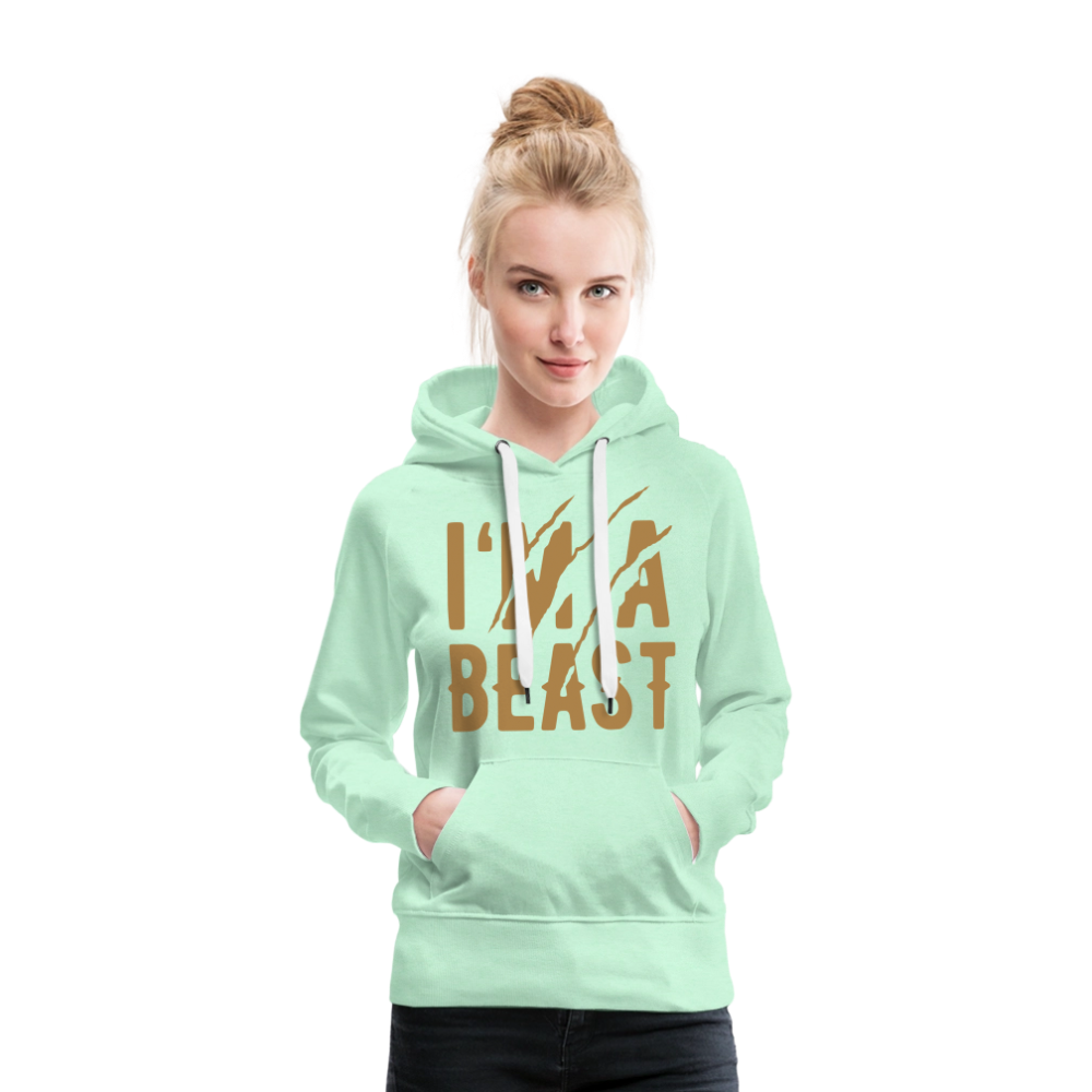 Frauen Premium Hoodie - helles Mintgrün