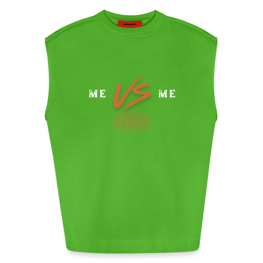 Heavyweight Oversized Organic Tank Top Made in EU - Apple Neon