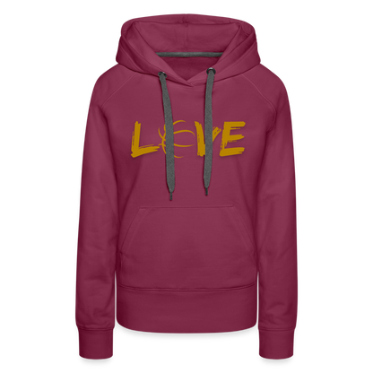 Frauen Premium Hoodie - Bordeaux