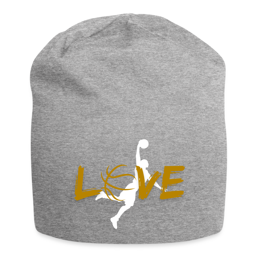 Basketball Love Jersey-Beanie - Grau meliert