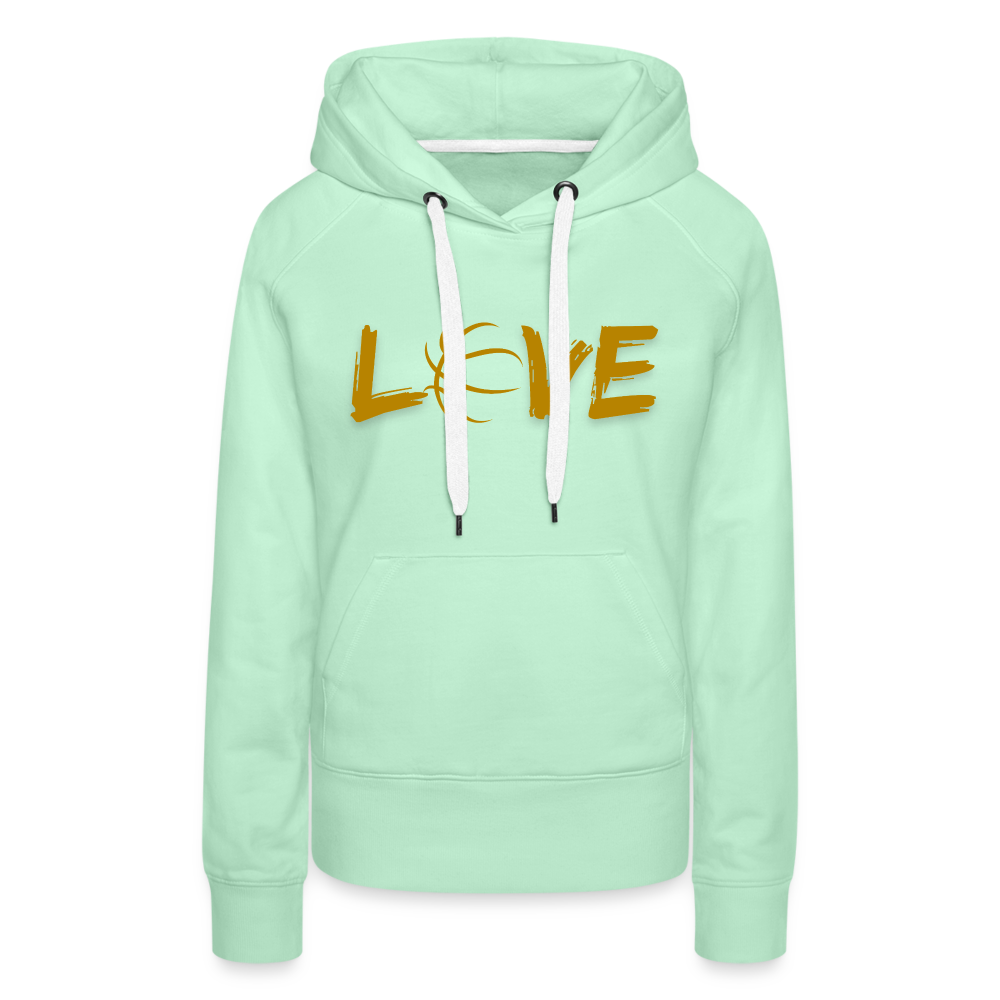 Frauen Premium Hoodie - helles Mintgrün