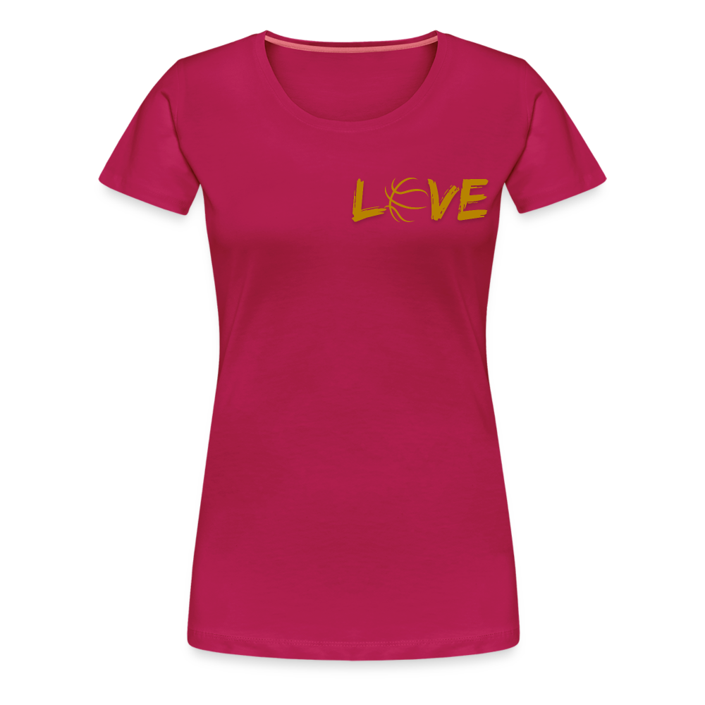 Frauen Premium T-Shirt - dunkles Pink