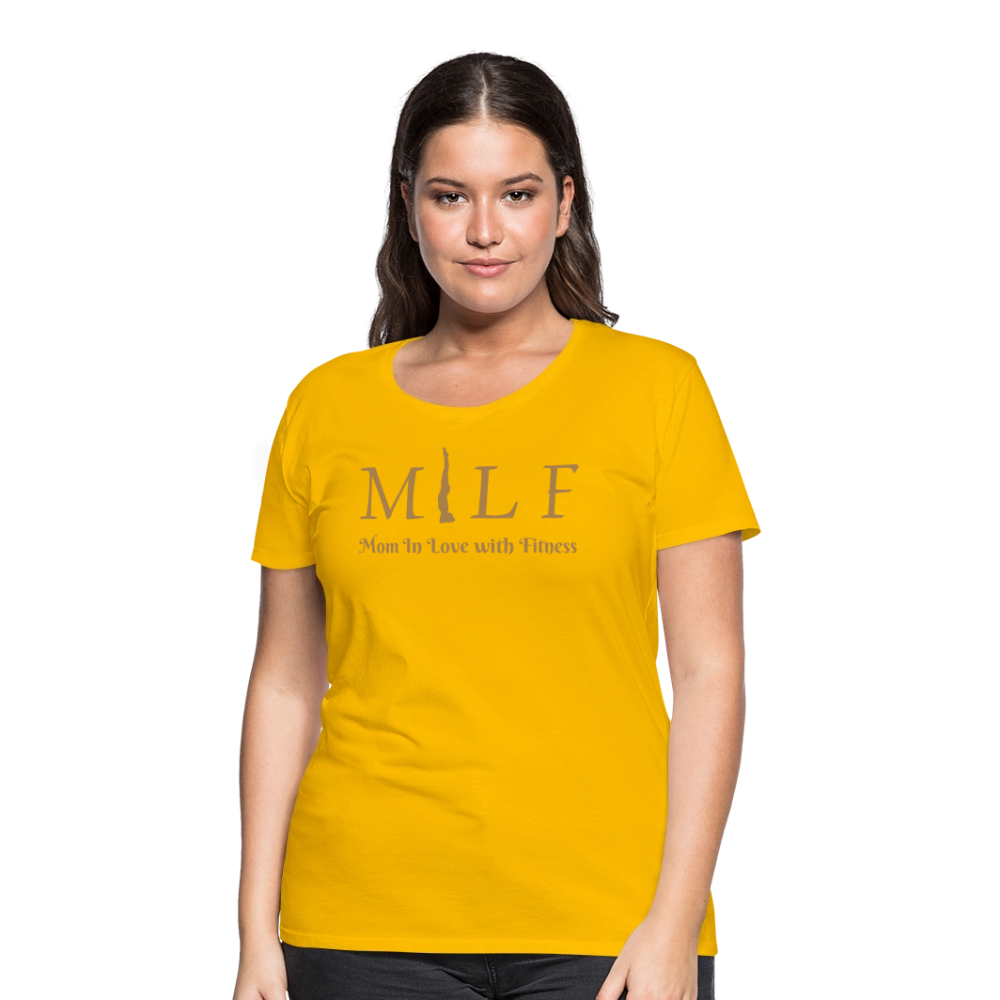 Frauen Premium T-Shirt - Sonnengelb