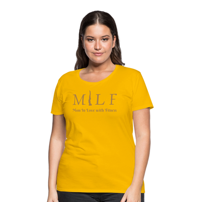 Frauen Premium T-Shirt - Sonnengelb