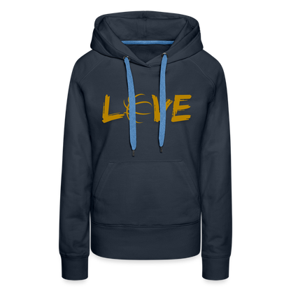 Frauen Premium Hoodie - Navy