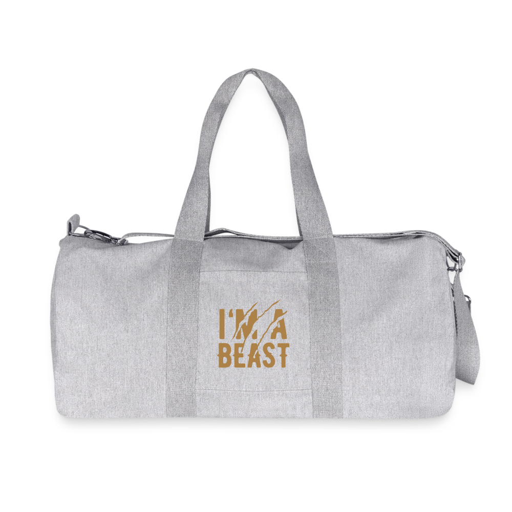 Stanley/Stella recycelte Canvas Duffle Bag - Grau meliert