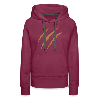 Frauen Premium Hoodie - Bordeaux