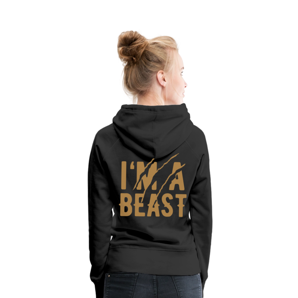 Frauen Premium Hoodie - Schwarz