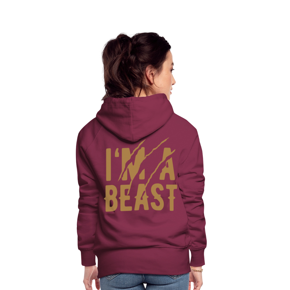 Frauen Premium Hoodie - Bordeaux