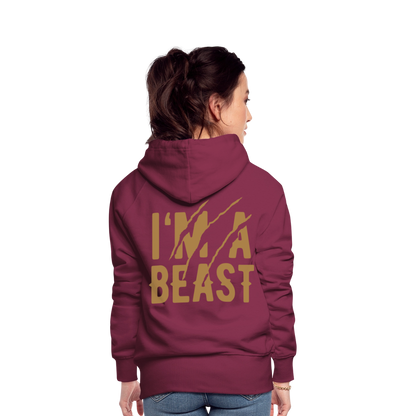 Frauen Premium Hoodie - Bordeaux