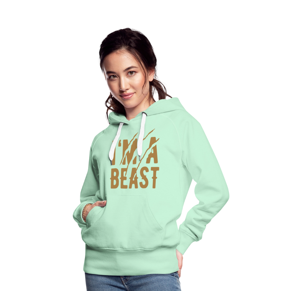 Frauen Premium Hoodie - helles Mintgrün