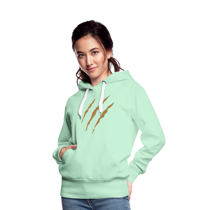 Frauen Premium Hoodie - helles Mintgrün