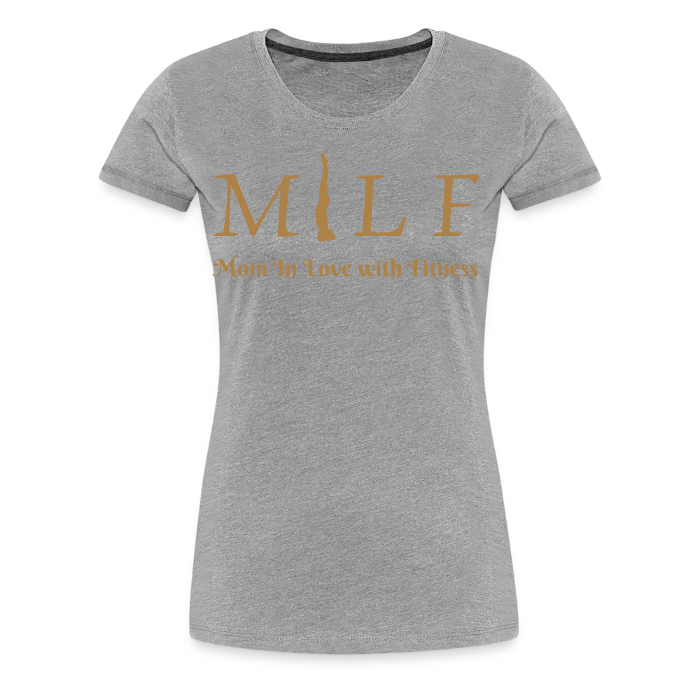 Frauen Premium T-Shirt - Grau meliert