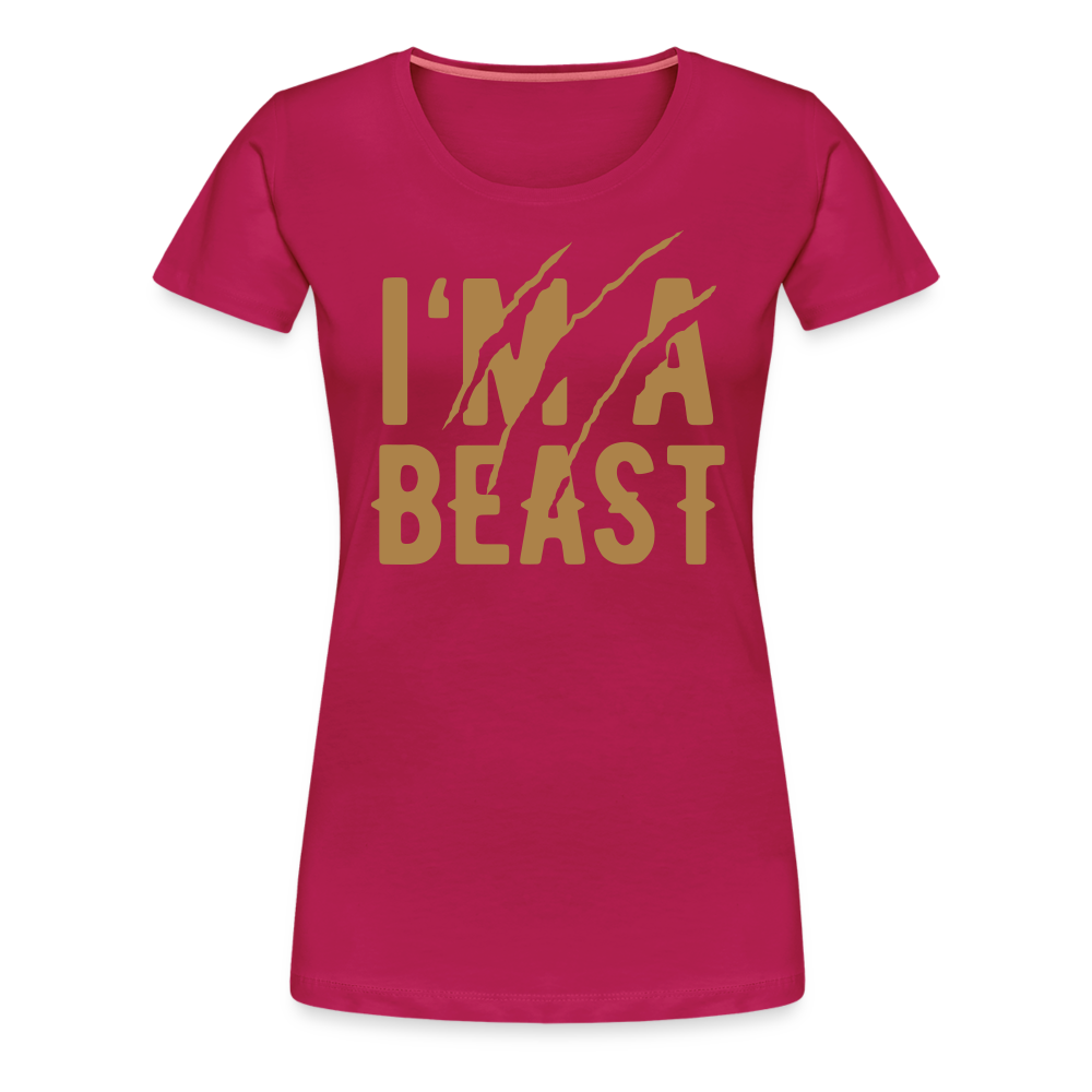 Frauen Premium T-Shirt - dunkles Pink