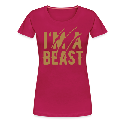 Frauen Premium T-Shirt - dunkles Pink