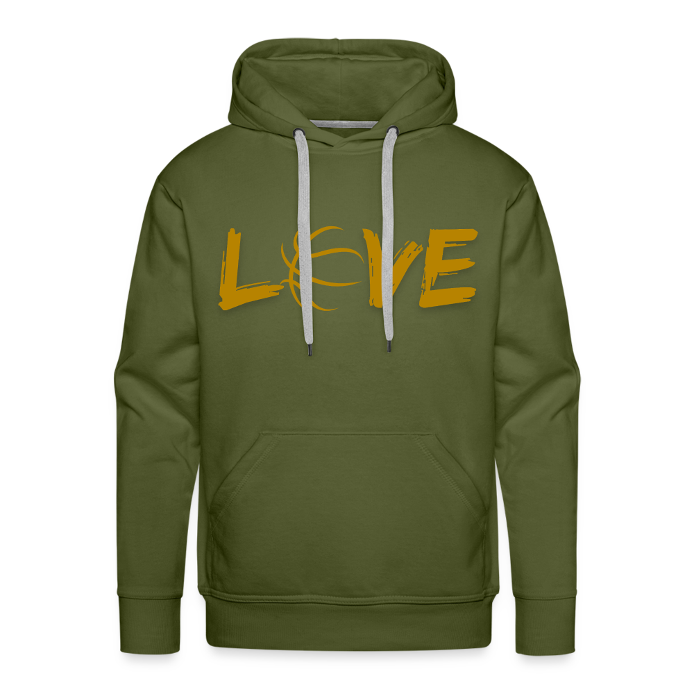 Männer Premium Hoodie - Olivgrün