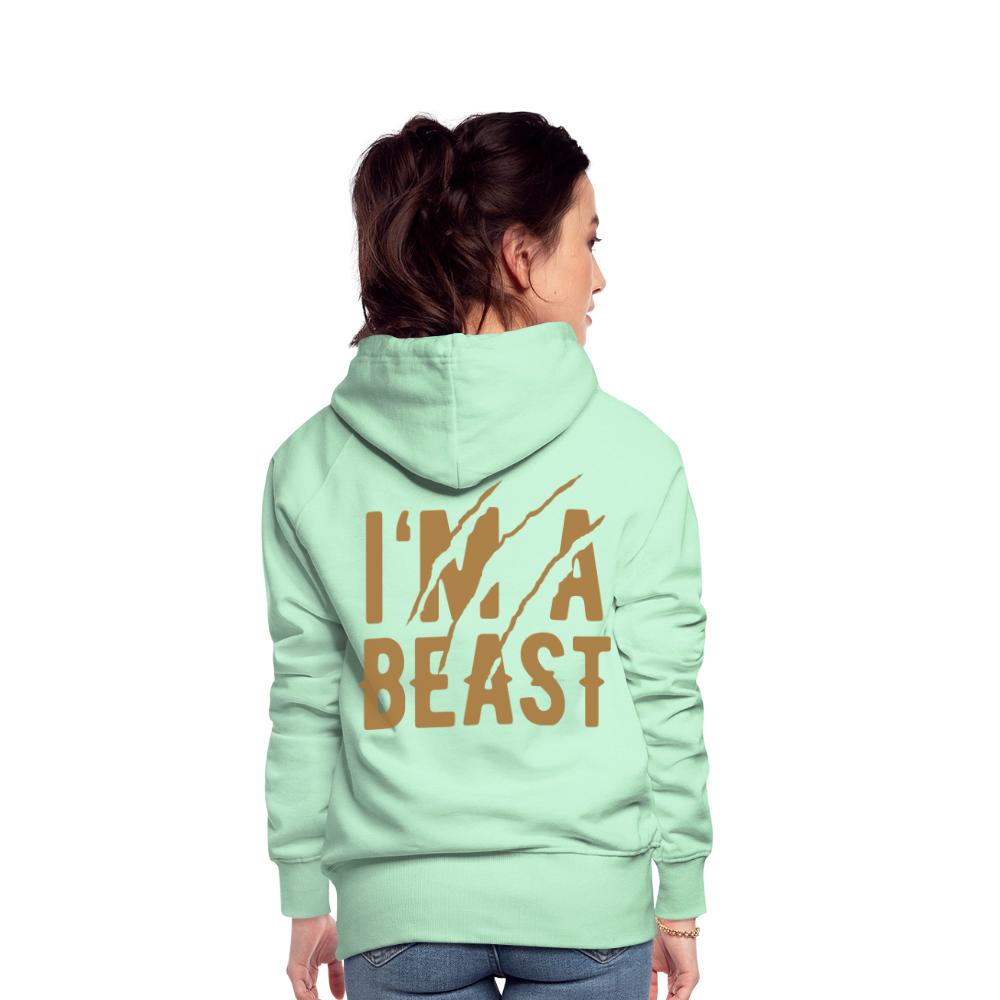 Frauen Premium Hoodie - helles Mintgrün