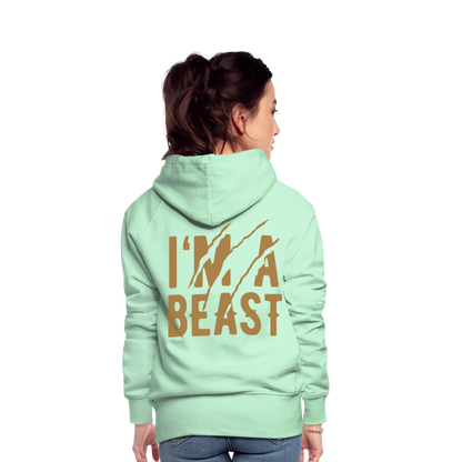 Frauen Premium Hoodie - helles Mintgrün